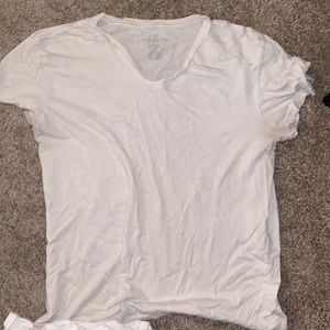 Heavily worn American eagle white t shirt